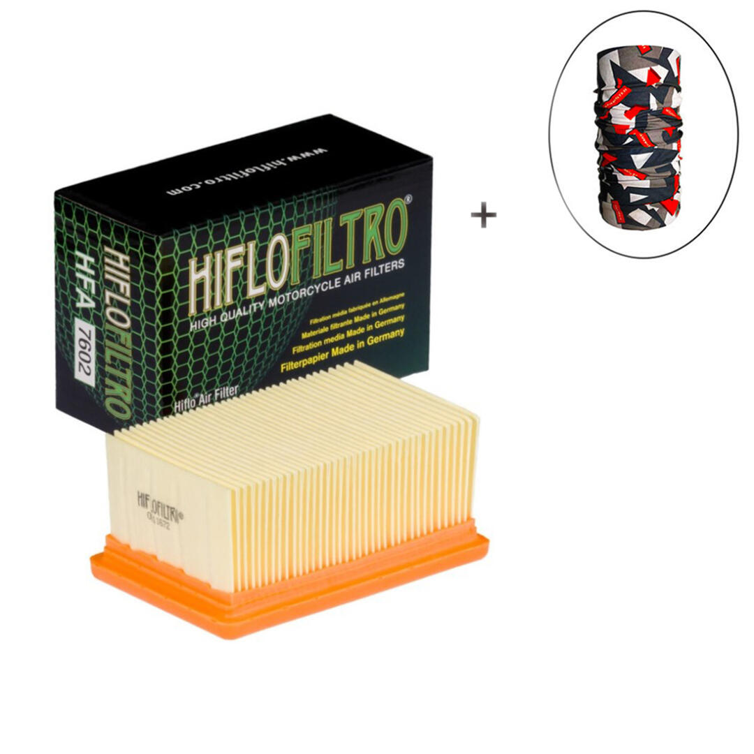Hiflo Filtro HİFLO HFA 7602 HAVA FİLTRESİ + Knmaster Bandana Hediyeli (STOK SORARAK ALINIZ)