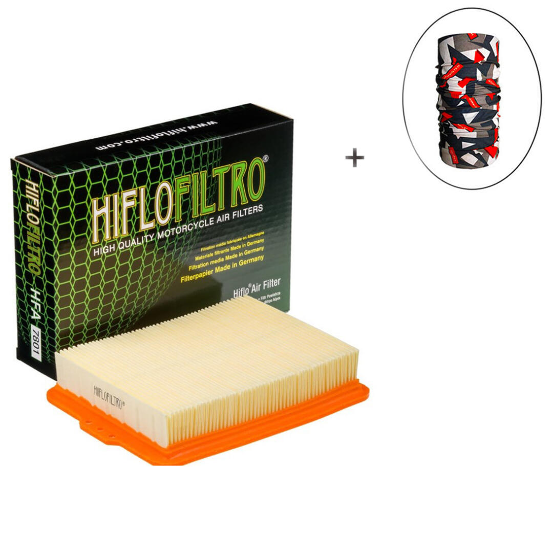 Hiflo Filtro HİFLO HFA 7801 HAVA FİLTRESİ + Knmaster Bandana Hediyeli (STOK SORARAK ALINIZ)