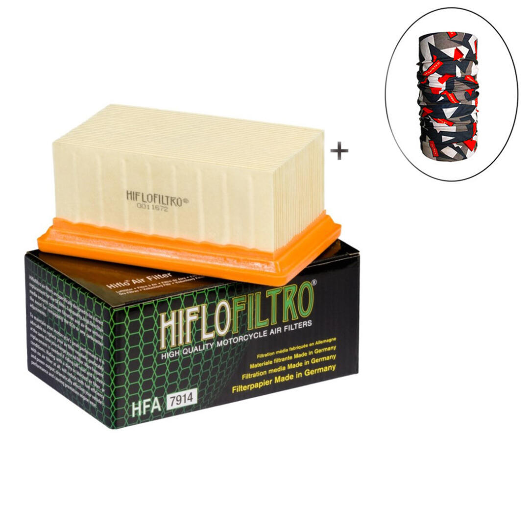 Hiflo Filtro HİFLO HFA 7914 HAVA FİLTRESİ + Knmaster Bandana Hediyeli (STOK SORARAK ALINIZ)
