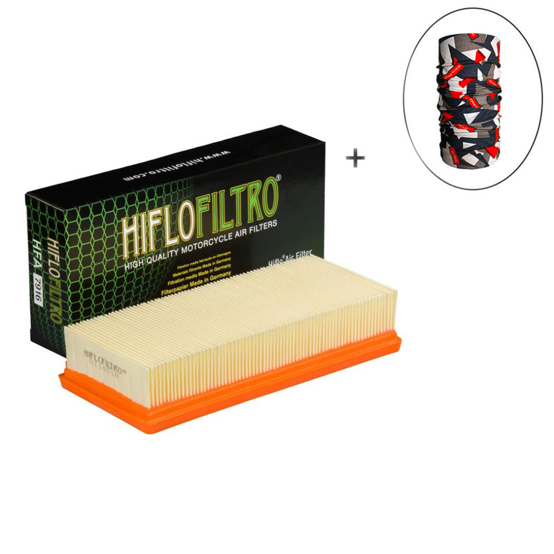 Hiflo Filtro HİFLO HFA 7916 HAVA FİLTRESİ + Knmaster Bandana Hediyeli (STOK SORARAK ALINIZ)