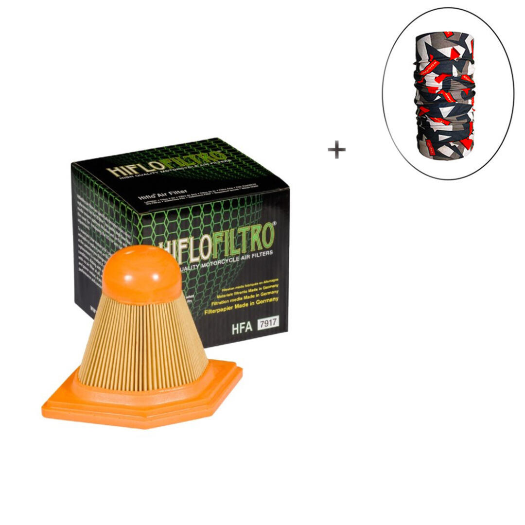 Hiflo Filtro HİFLO HFA 7917 HAVA FİLTRESİ + Knmaster Bandana Hediyeli (STOK SORARAK ALINIZ)