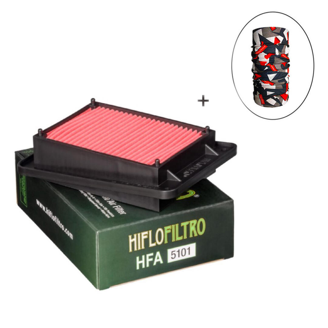 Hiflo Filtro HİFLO HFA 5101 HAVA FİLTRESİ + Knmaster Bandana Hediyeli (STOK SORARAK ALINIZ)