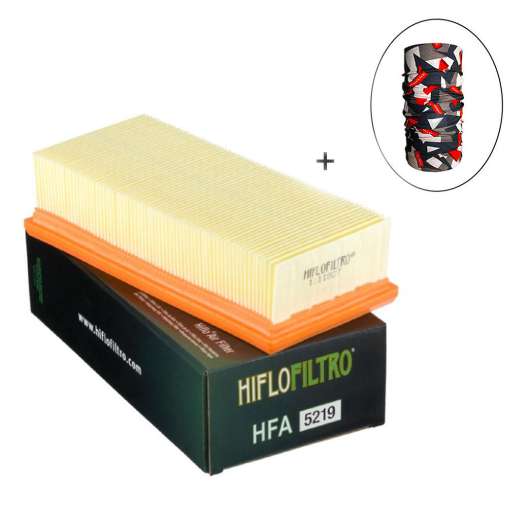 Hiflo Filtro HİFLO HFA 5219 HAVA FİLTRESİ + Knmaster Bandana Hediyeli (STOK SORARAK ALINIZ)