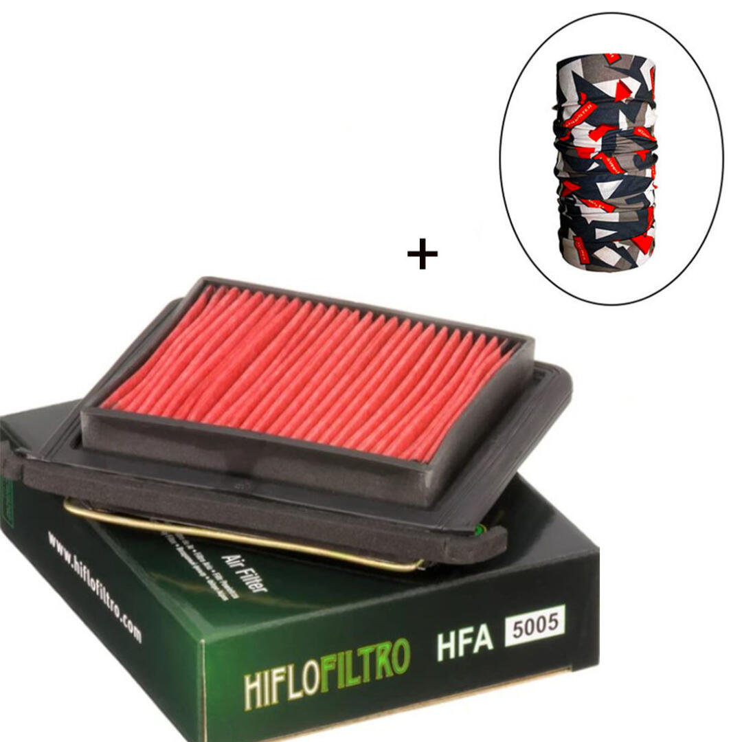 Hiflo Filtro HİFLO HFA 5005 HAVA FİLTRESİ + Knmaster Bandana Hediyeli (STOK SORARAK ALINIZ)