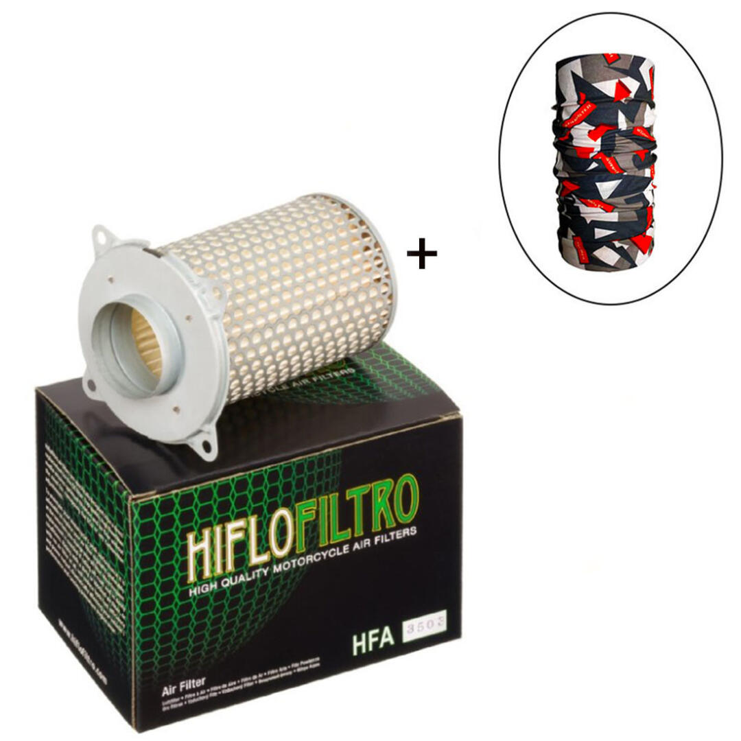 Hiflo Filtro HİFLO HFA 3503 HAVA FİLTRESİ + Knmaster Bandana Hediyeli (STOK SORARAK ALINIZ)