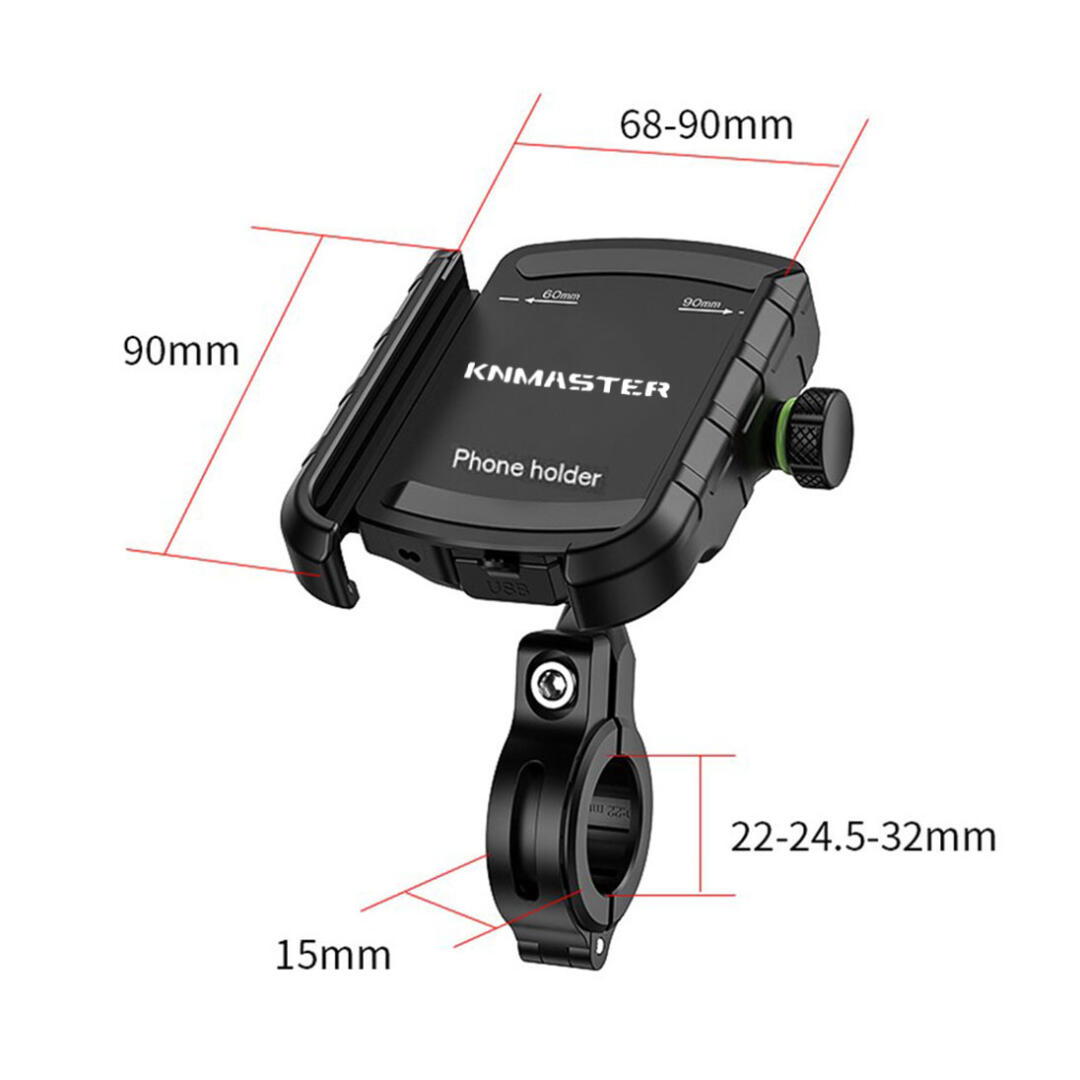 KNMASTER Knmaster Gidon Ve Ayna Bağlantılı Telefon Tutucu