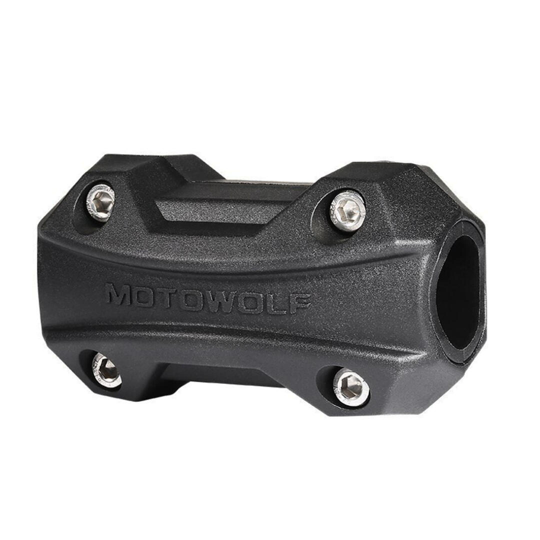Motowolf Motowolf Motosiklet Koruma Demiri Takozu Koruma Plastiği Siyah