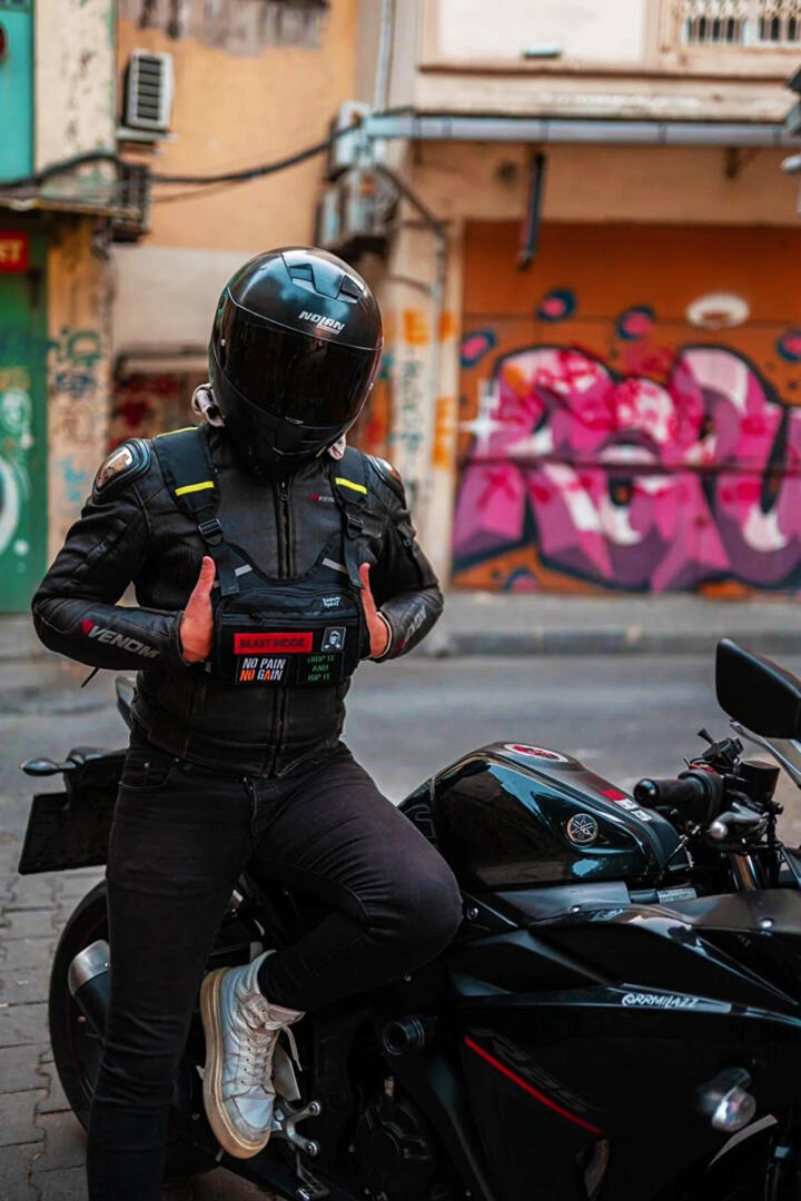 Eastern Spirit Motosiklet – Bisiklet Reflektörlü Yelekli Çanta (Yeni Yönetmeliğe Uyumlu)