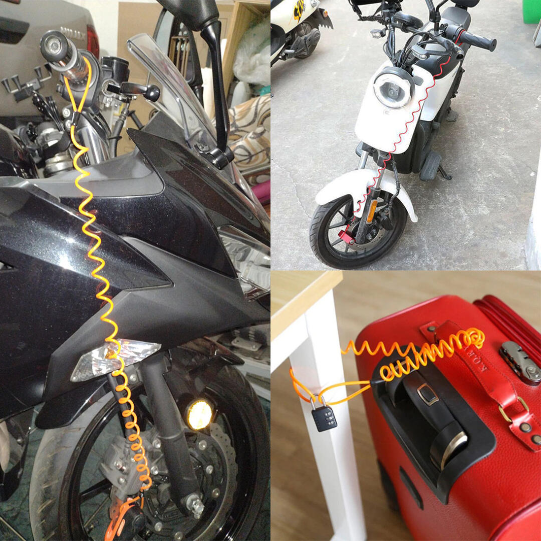 KNMASTER Knmaster Motosiklet Disk Fren Kilidi Hatırlatma Kablosu