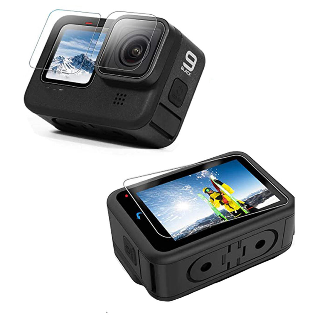 KNMASTER GoPro Hero 9 / 10 / 11 / 12 Ekran ve Lens Koruyucu Film