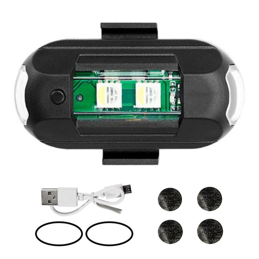 KNMASTER Knmaster Kask Arkası/ Motosiklet RGB 7 Renkli Mini Led