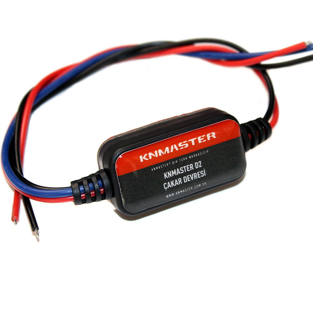KNMASTER Knmaster Stop400 Dikdörtgen Kırmızı Motosiklet Led + Knmaster D2 Animasyonlu Çakar Devresi