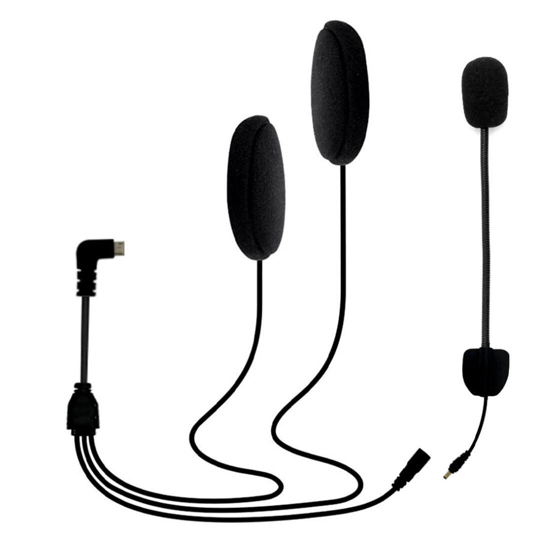 KNMASTER Knmaster KN2600 Açık Kask Kulaklık Mikrofon Seti