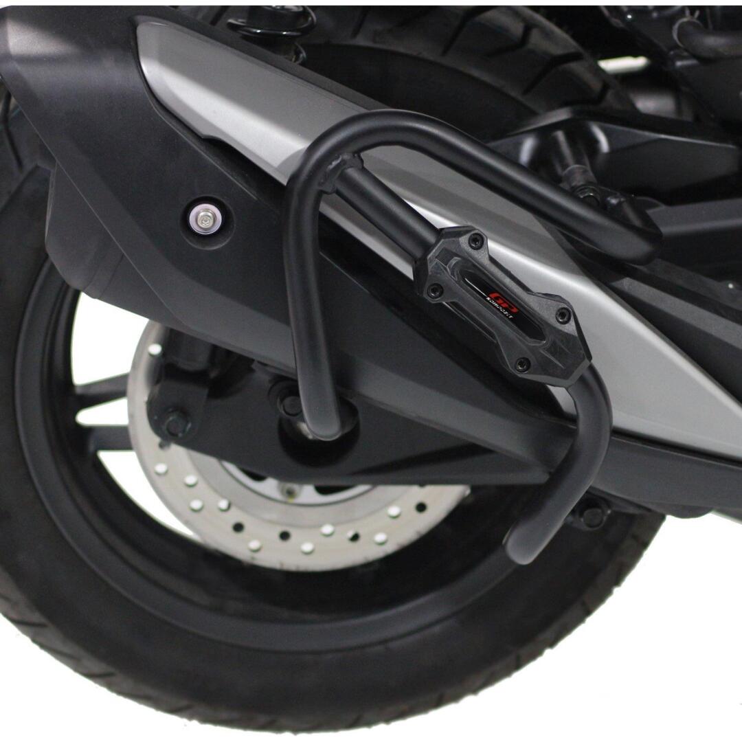 GP Kompozit GP Kompozit Honda Forza 250 2018-2023 Uyumlu Egzoz Koruma Demiri Siyah GP09230200101923