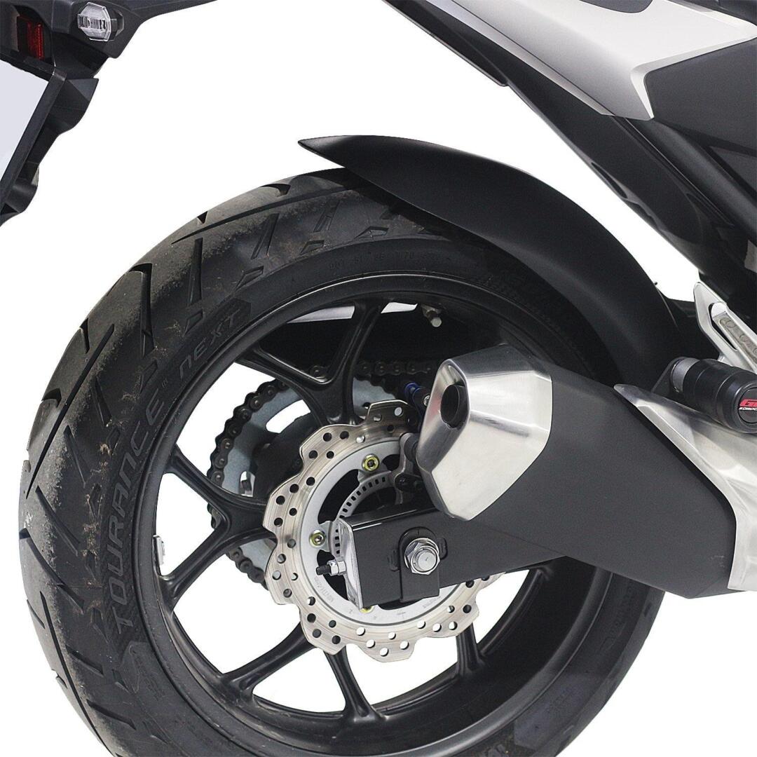 GP Kompozit GP Kompozit Honda NC 700 X-S / NC 750 X-S 2012-2023 Uyumlu Zincir Korumalı Uzun Arka Çamurluk Siyah GP09260800101195