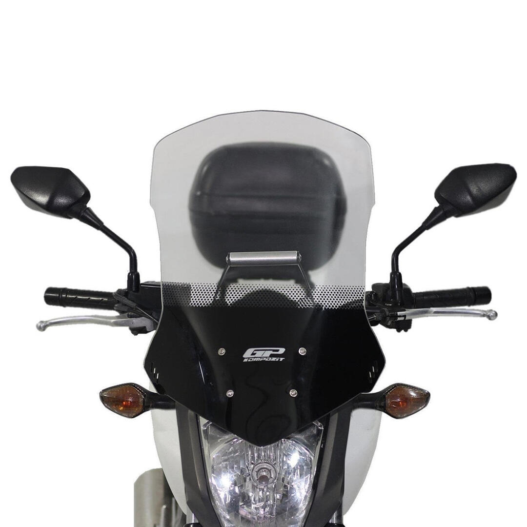 GP Kompozit GP Kompozit Honda NC 700 S / NC 750 S 2012-2020 Uyumlu Baskılı Ön Cam Füme 58 Cm GP09280401201640