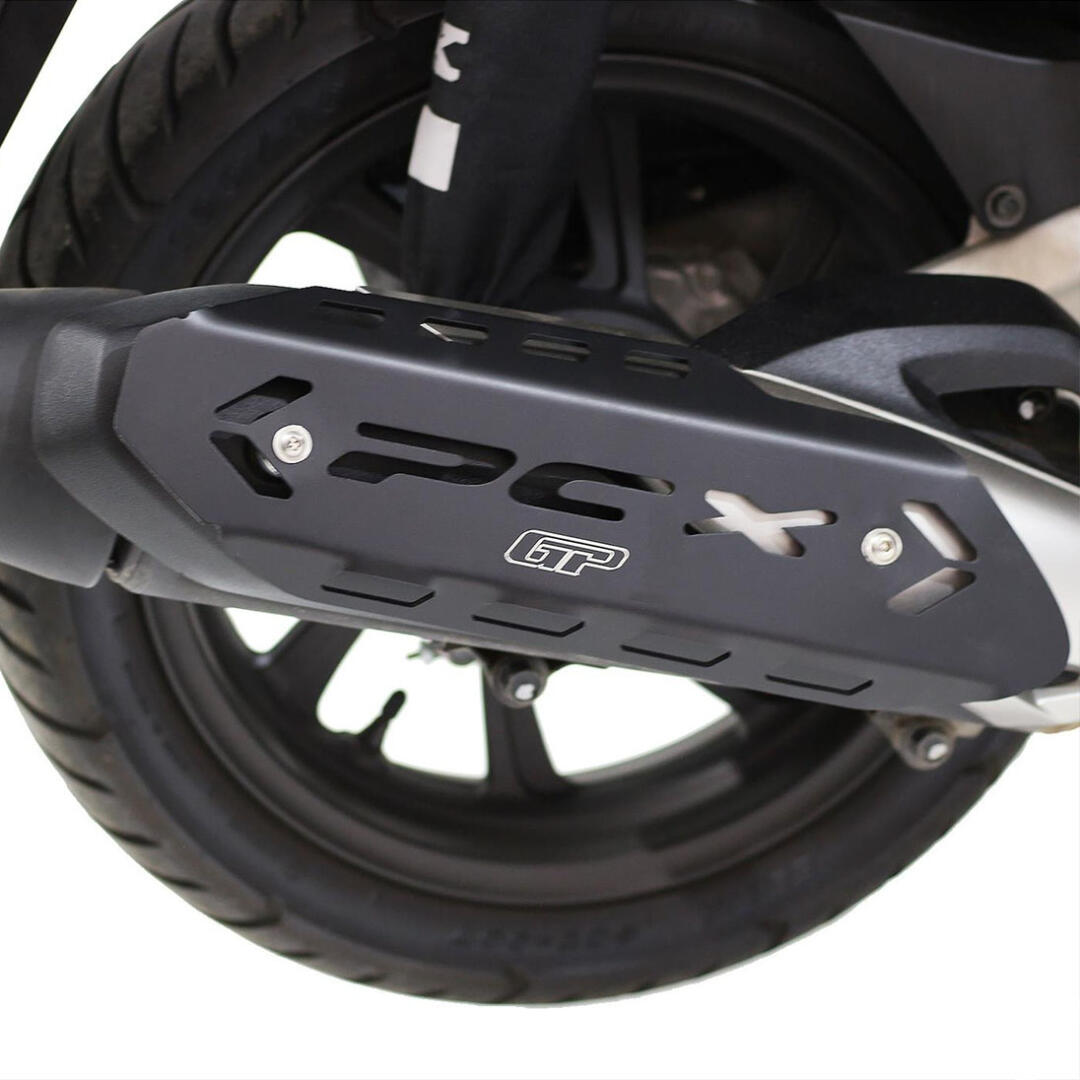 GP Kompozit GP Kompozit Honda PCX 125 / 150 2018-2023 Uyumlu Egzoz Koruma Kapağı Siyah GP09330200101877