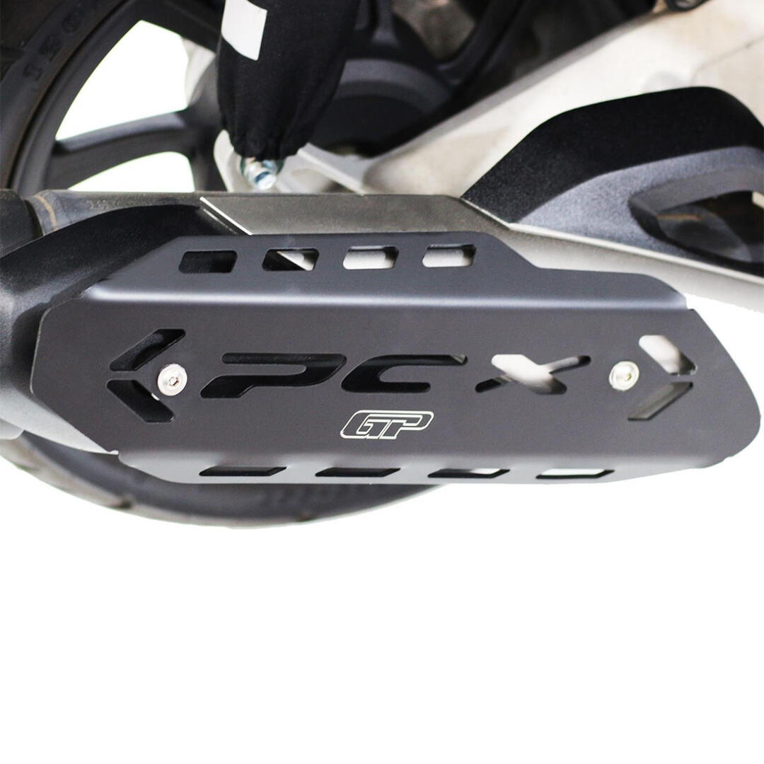 GP Kompozit GP Kompozit Honda PCX 125 / 150 2018-2023 Uyumlu Egzoz Koruma Kapağı Siyah GP09330200101877