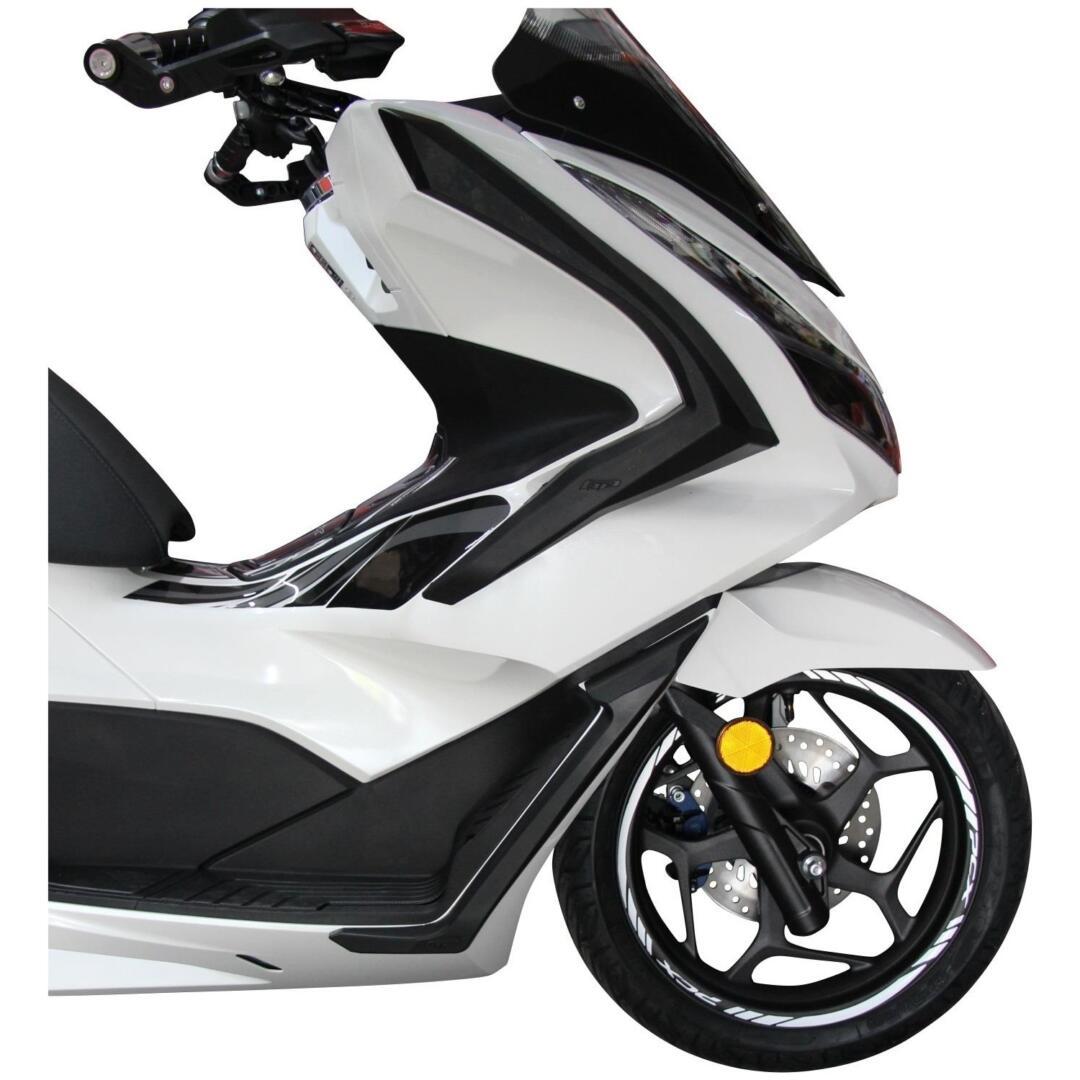 GP Kompozit GP Kompozit Honda PCX 125 / 150 2021-2023 Uyumlu Üst Bacak Koruma Siyah GP09330700102251