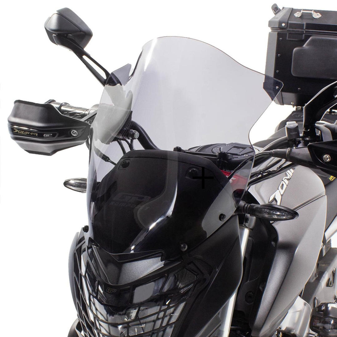 GP Kompozit GP Kompozit Bajaj Dominar 250 / 400 2017-2023 Uyumlu Kısa Ön Cam Siyah 37 Cm GP01030400100031