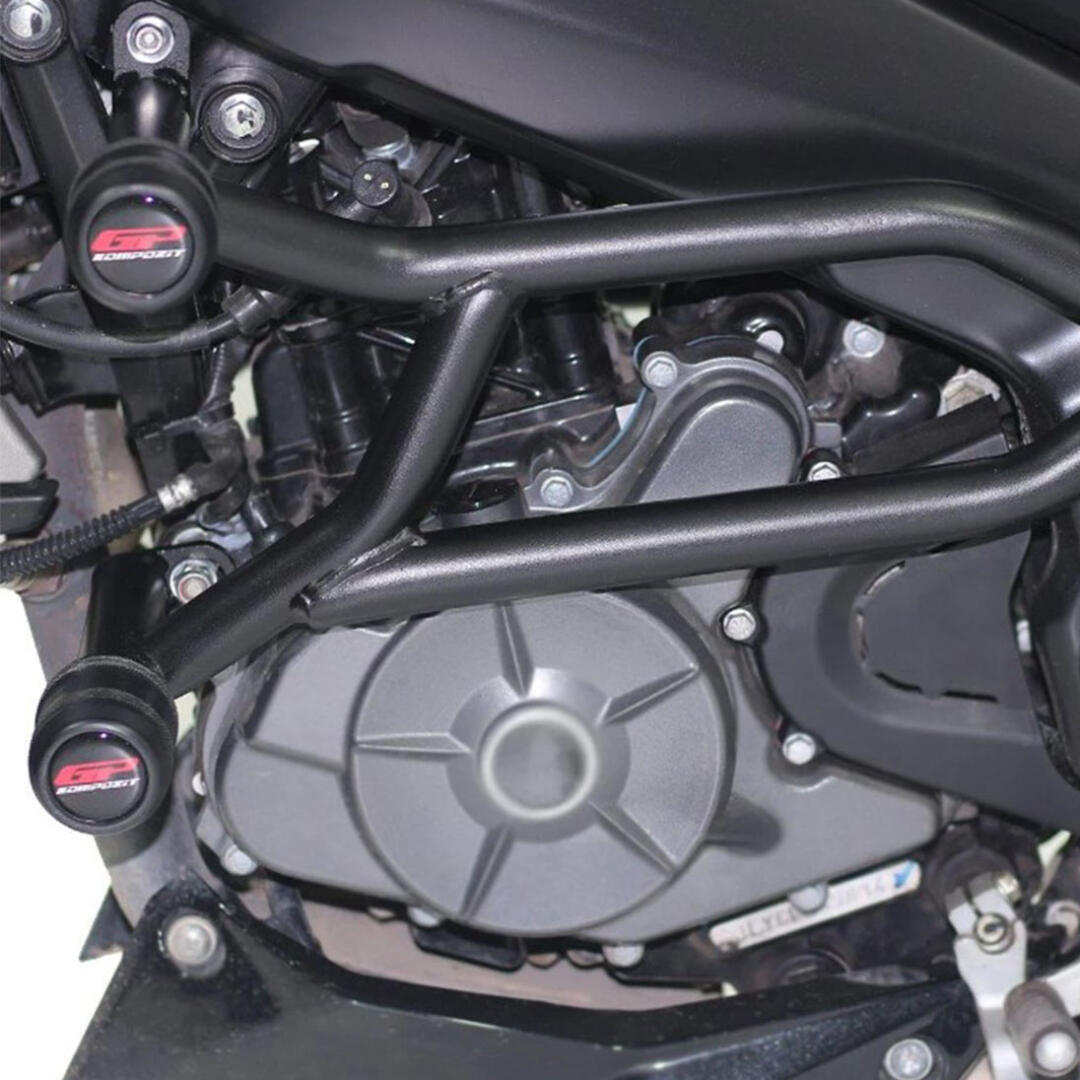 GP Kompozit GP Kompozit Bajaj Pulsar NS 200 2011-2021 Uyumlu Motor Koruma Demiri Siyah GP01060100101720