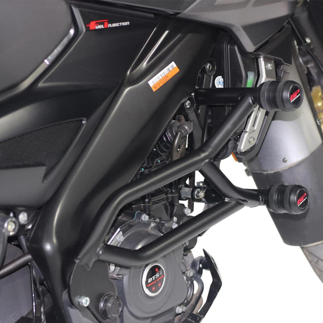GP Kompozit GP Kompozit Bajaj Pulsar NS 200 2011-2021 Uyumlu Motor Koruma Demiri Siyah GP01060100101720