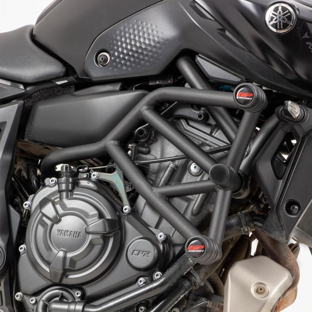 GP Kompozit GP Kompozit Yamaha MT-07 2014-2022 Uyumlu Motor Koruma Demiri Siyah GP19080100102095
