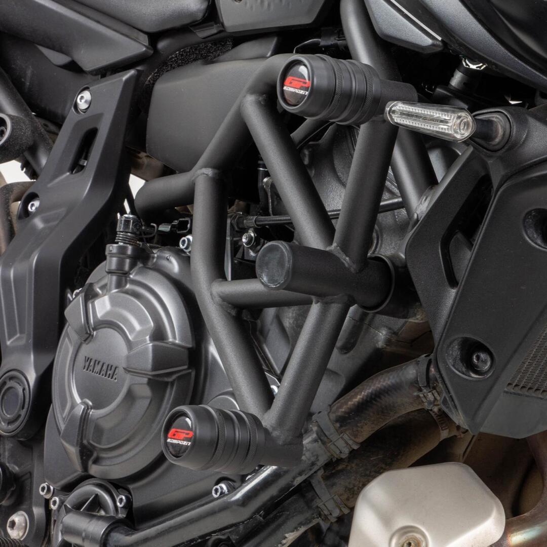 GP Kompozit GP Kompozit Yamaha MT-07 2014-2022 Uyumlu Motor Koruma Demiri Siyah GP19080100102095