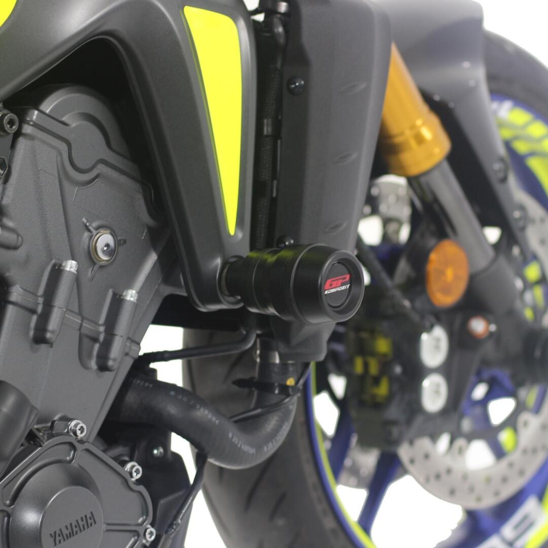 GP Kompozit GP Kompozit Yamaha MT-09 2021-2023 Uyumlu Motor Koruma Takozu Siyah GP19100300101967