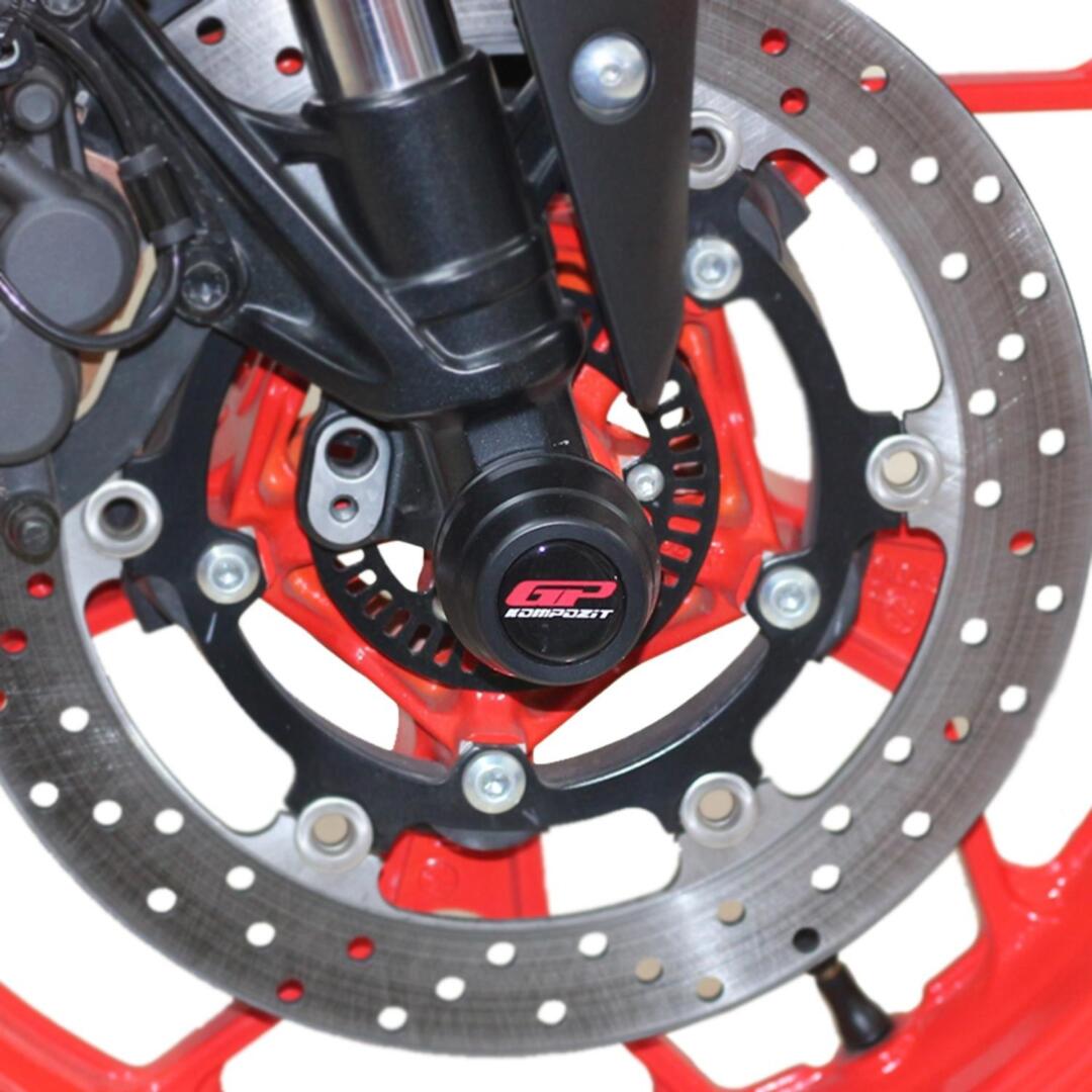 GP Kompozit GP Kompozit Yamaha MT-25 2015-2023 Uyumlu Ön ve Arka Aks Koruma Takozu Seti Siyah GP19140300100492