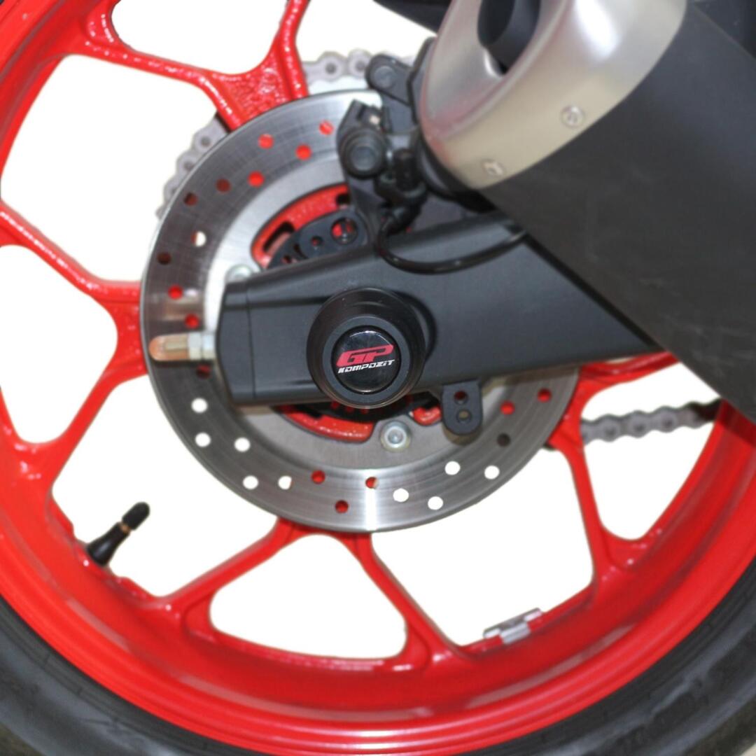GP Kompozit GP Kompozit Yamaha MT-25 2015-2023 Uyumlu Ön ve Arka Aks Koruma Takozu Seti Siyah GP19140300100492