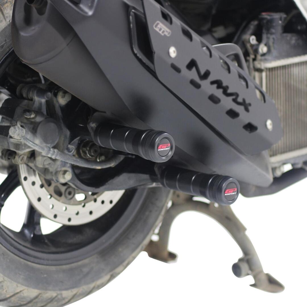 GP Kompozit GP Kompozit Yamaha NMAX 125 / 155 2015-2022 Uyumlu Egzoz Koruma Takozu Siyah GP19160200101214