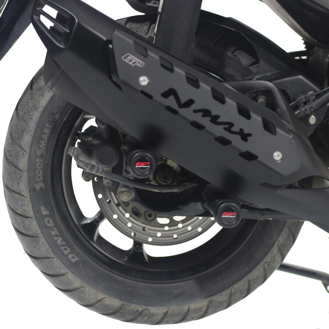 GP Kompozit GP Kompozit Yamaha NMAX 125 / 155 2015-2022 Uyumlu Egzoz Koruma Takozu Siyah GP19160200101214