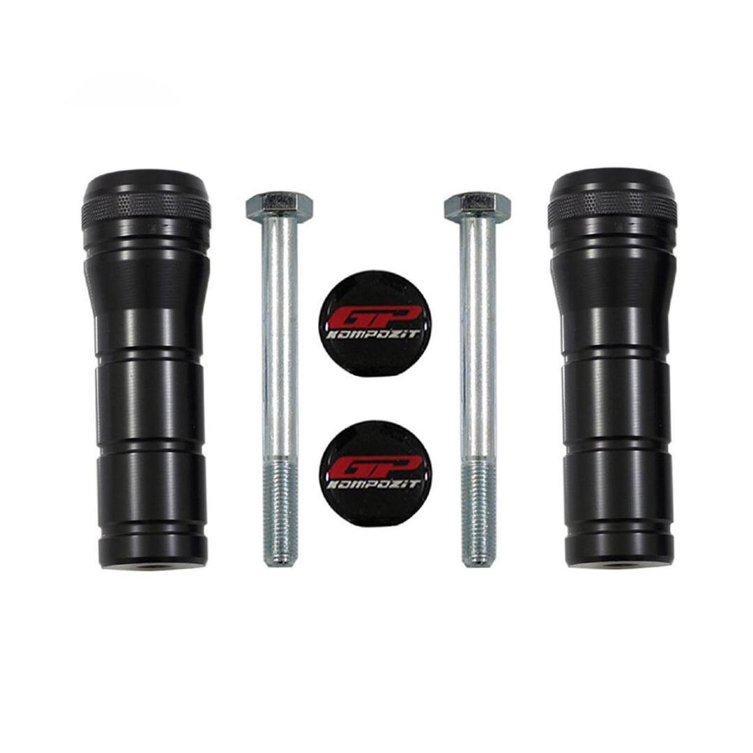 GP Kompozit Yamaha NMAX 125 / 155 2015-2022 Uyumlu Egzoz Koruma Takozu Siyah GP19160200101214