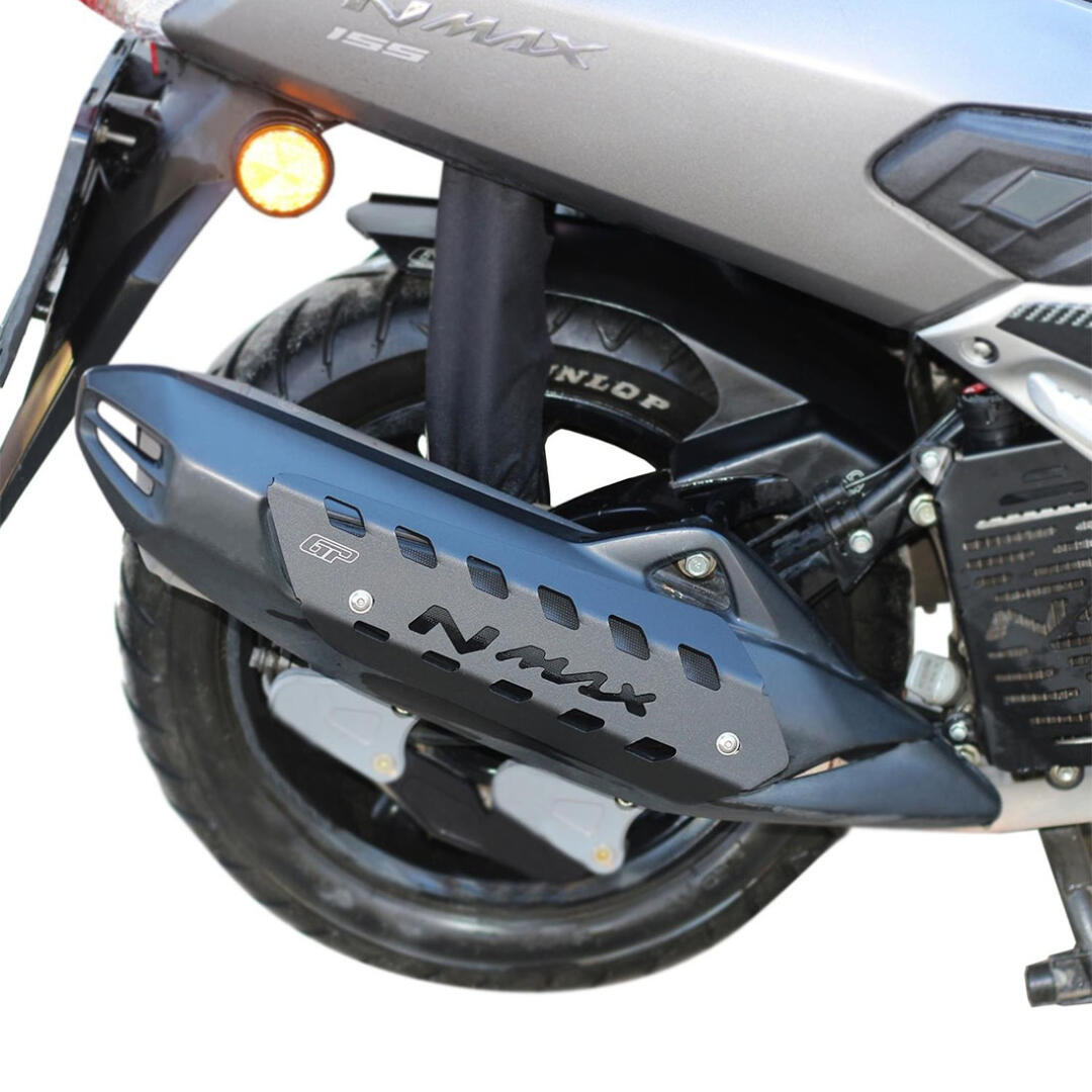 GP Kompozit GP Kompozit Yamaha NMAX 125 / 155 2015-2020 Uyumlu Egzoz Koruma Kapağı Siyah GP19160200101778