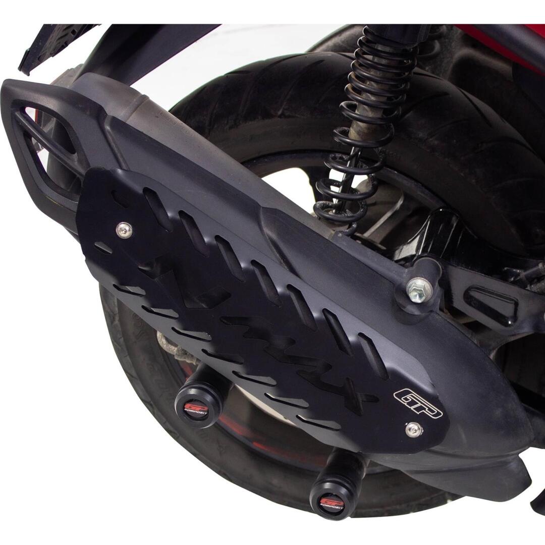 GP Kompozit GP Kompozit Yamaha NMAX 125 / 155 2021 Uyumlu Egzoz Koruma Kapağı Siyah GP19170200102048