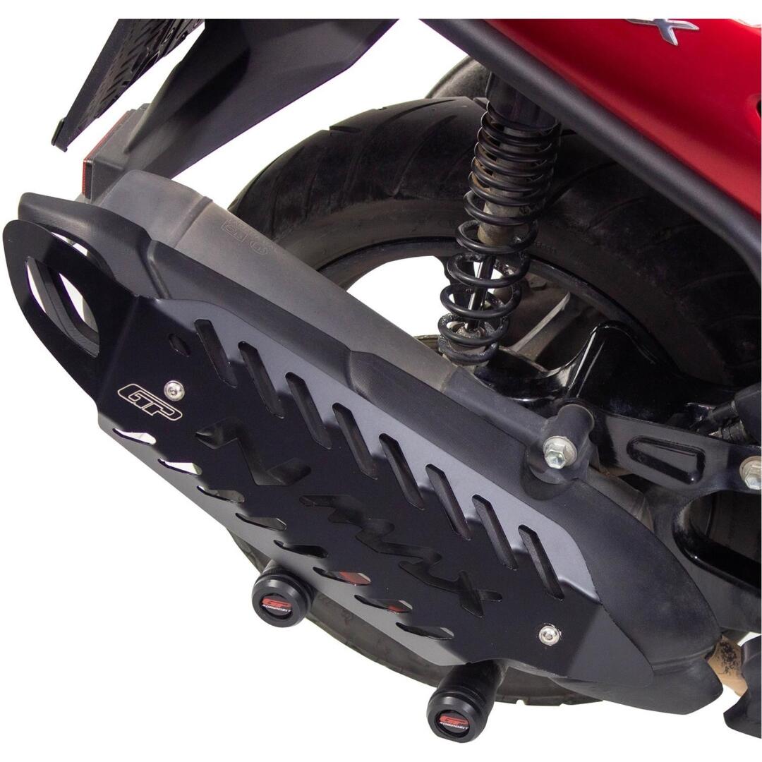 GP Kompozit GP Kompozit Yamaha NMAX 125 / 155 2021 Uyumlu Spor Egzoz Koruma Kapağı Siyah GP19170200102049