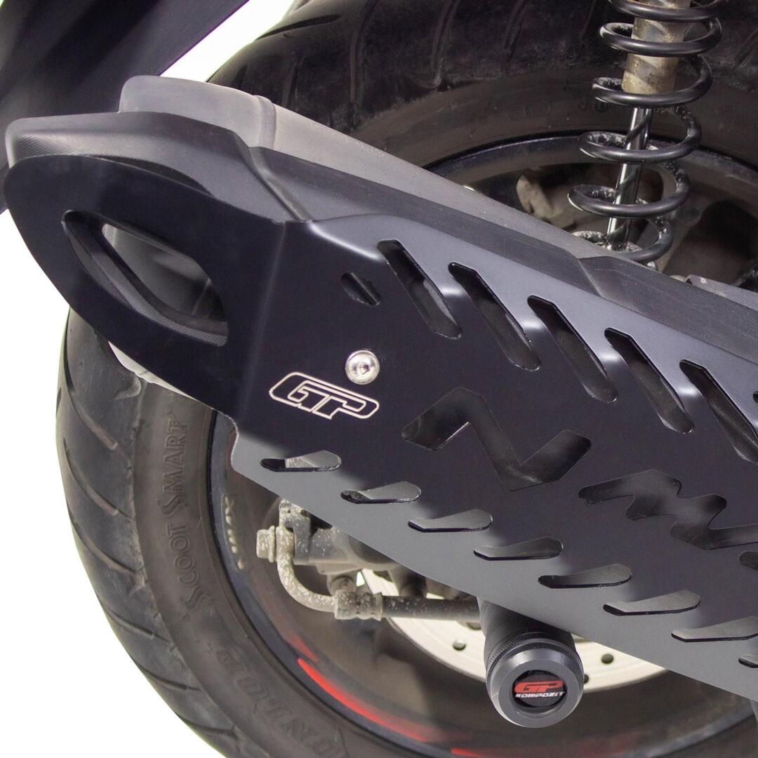 GP Kompozit GP Kompozit Yamaha NMAX 125 / 155 2021 Uyumlu Spor Egzoz Koruma Kapağı Siyah GP19170200102049