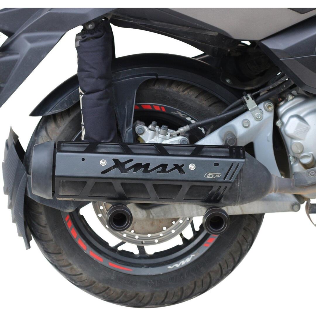 GP Kompozit GP Kompozit Yamaha XMAX 250 2011-2017 Uyumlu Egzoz Koruma Kapağı Siyah GP19320200101605