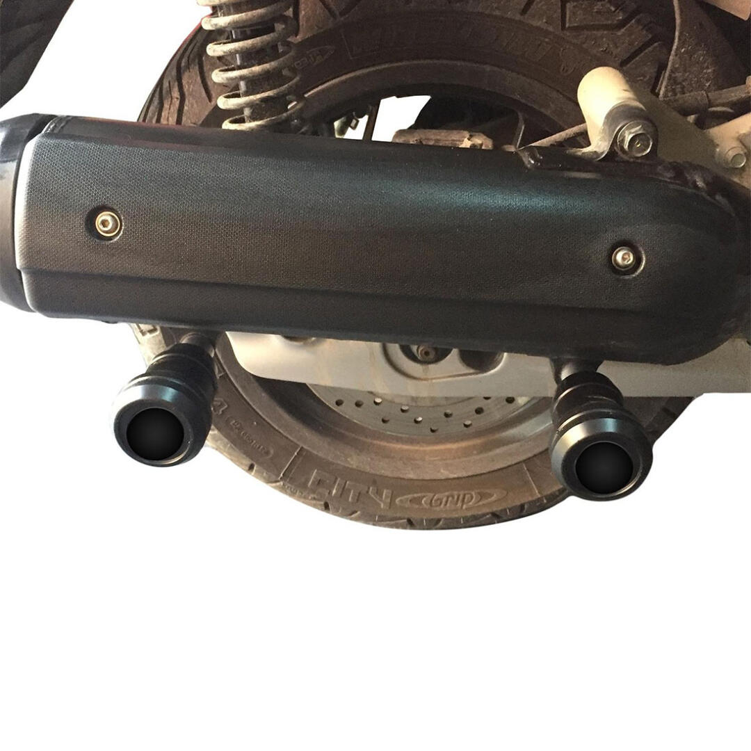 GP Kompozit GP Kompozit Yamaha XMAX 250 / 300 2018-2022 Uyumlu Egzoz Koruma Takozu Siyah GP19330200101486