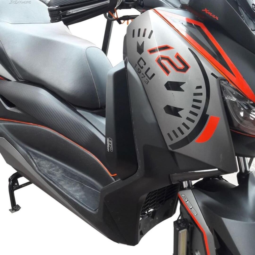 GP Kompozit GP Kompozit Yamaha XMAX 250-400 2018-2022 Uyumlu Bacak Koruma Fiber GP19330559101416