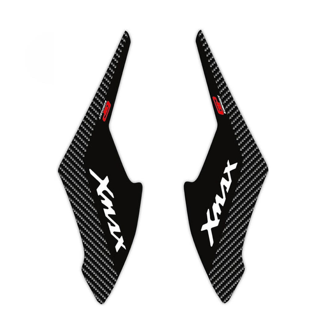GP Kompozit GP Kompozit Yamaha XMAX 2018-2022 Uyumlu Yan Pad Seti Siyah-Karbon GP19330659301834