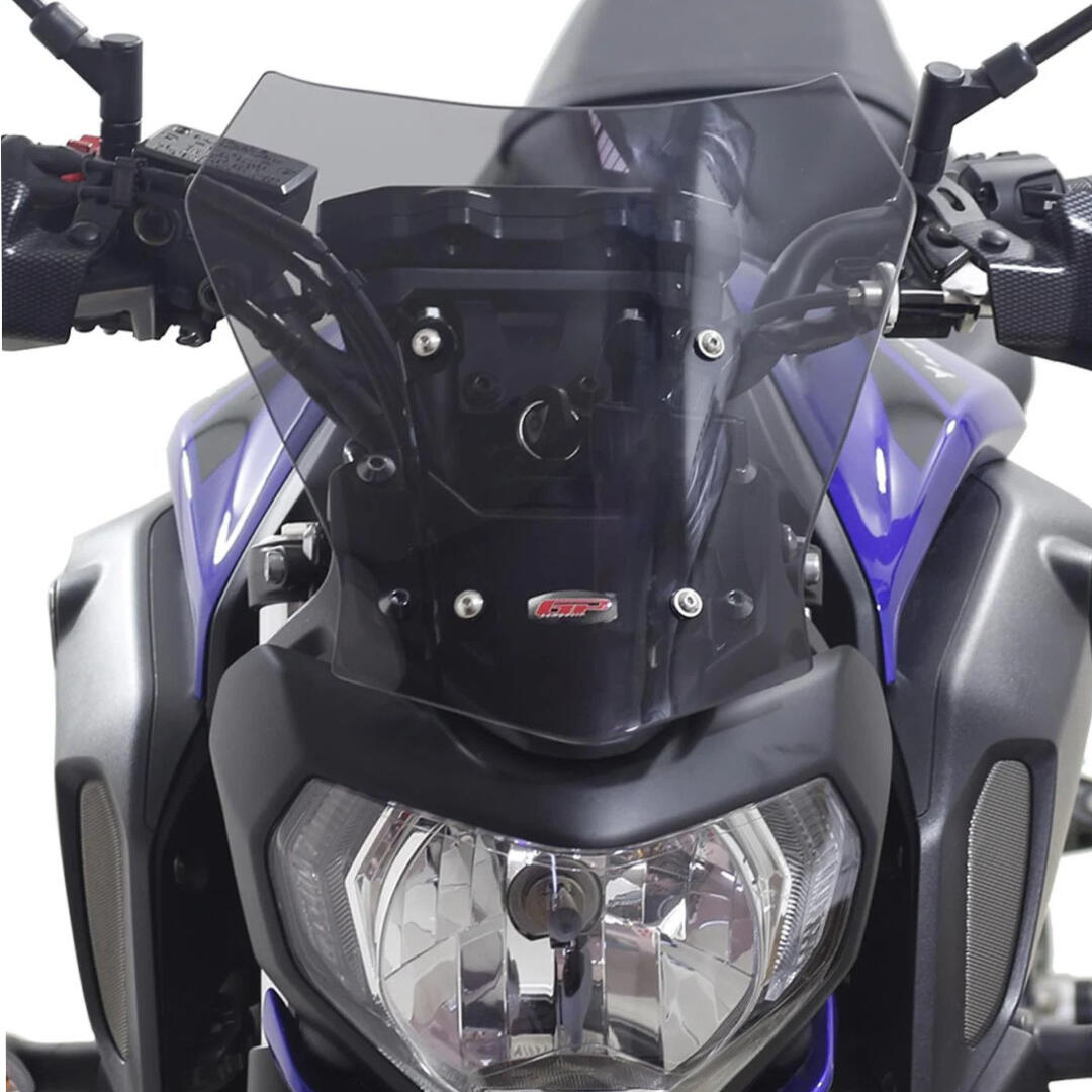 GP Kompozit GP Kompozit Yamaha MT-07 2018-2020 Uyumlu Spor Ön Cam Siyah 30 cm GP19080400101557