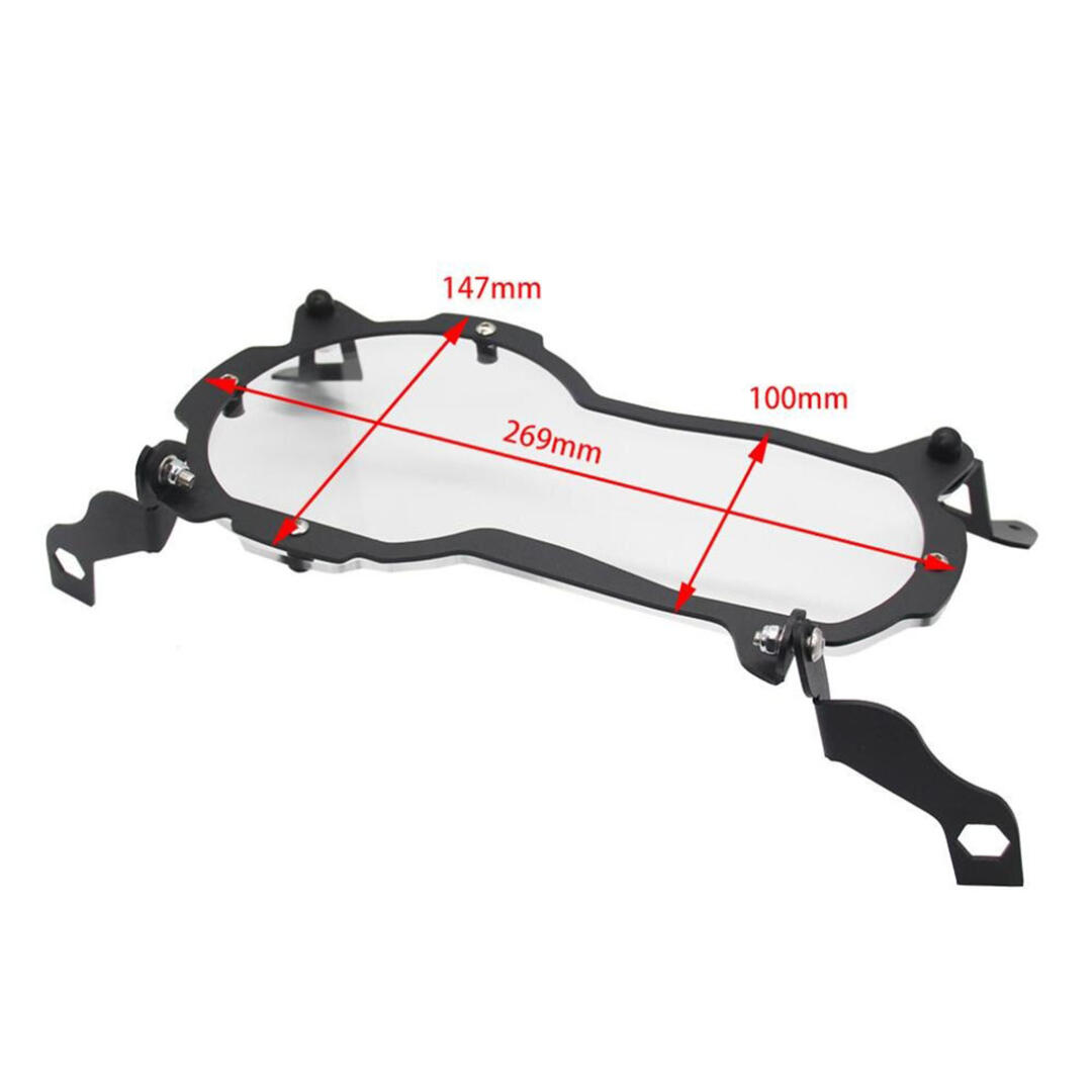 KNMASTER Knmaster BMW R 1200 GS LC Ön Far Koruma Kapağı Şeffaf