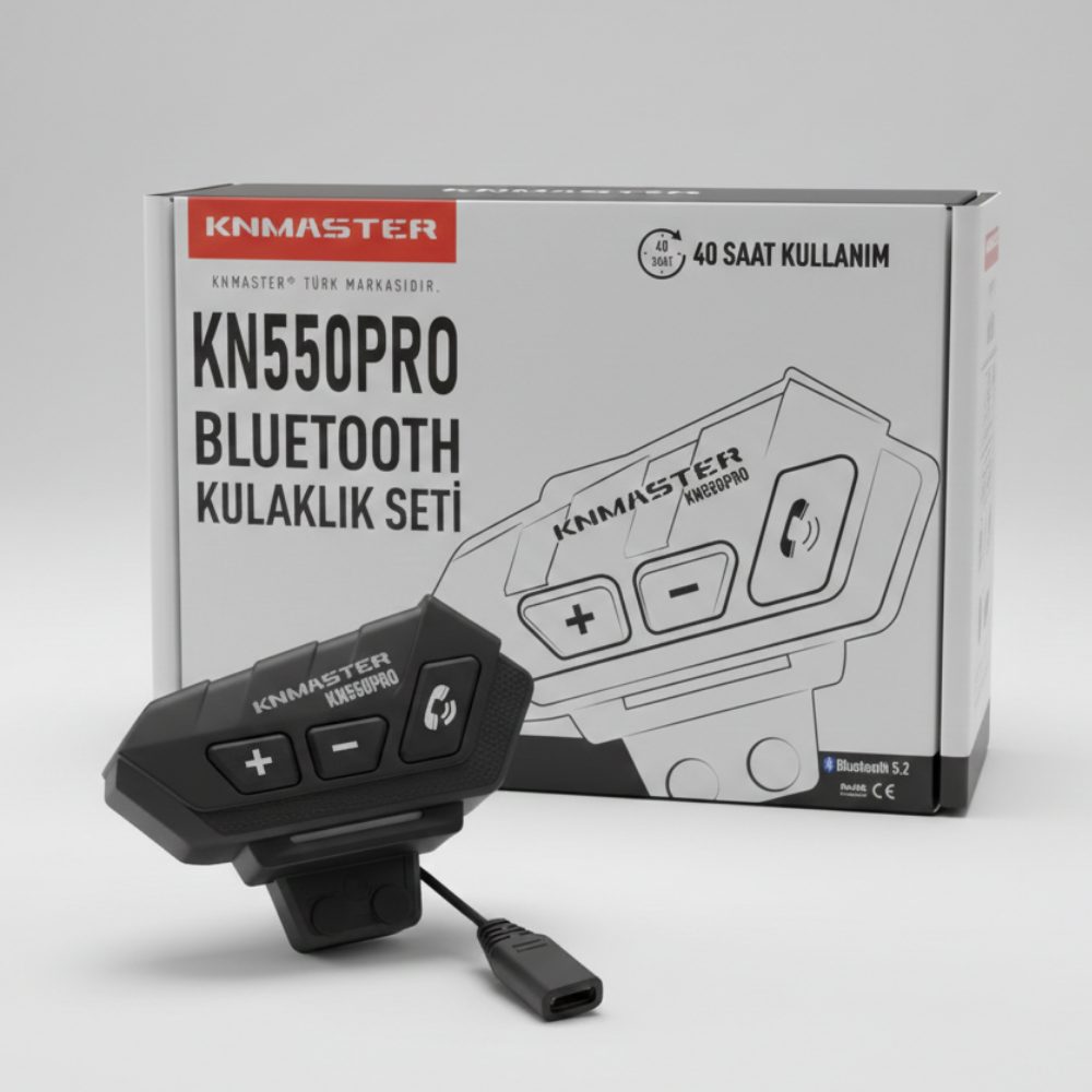 Knmaster KN550 PRO Motosiklet Bluetooth Kulaklık Mikrofon Seti Knmaster KN550 PRO Motosiklet Bluetooth Kulaklık Mikrofon Seti