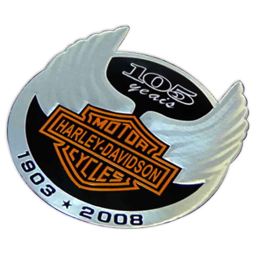 Harley Davidson 3D Alüminyum Metal Arma Sticker