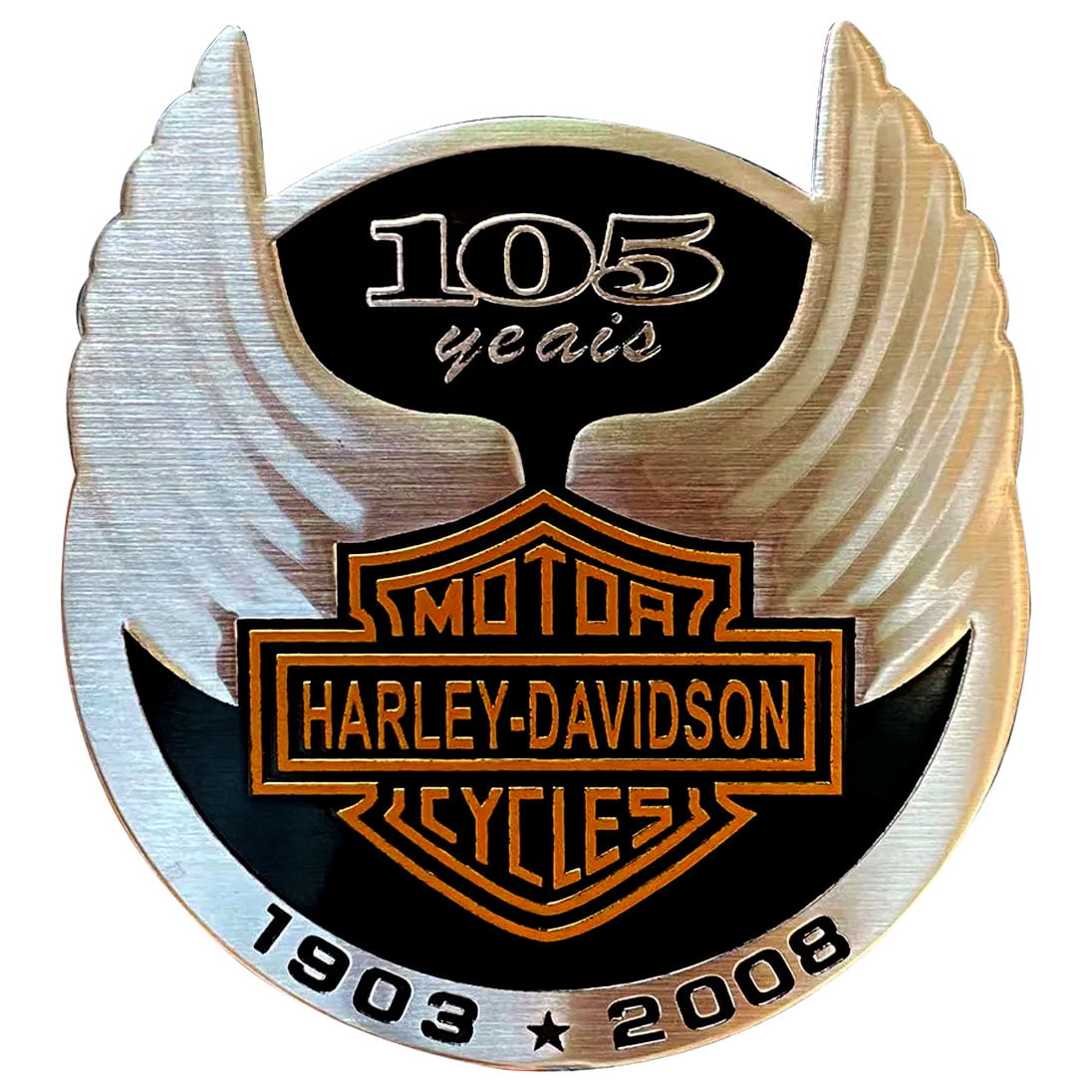Harley Davidson 3D Alüminyum Metal Arma Sticker