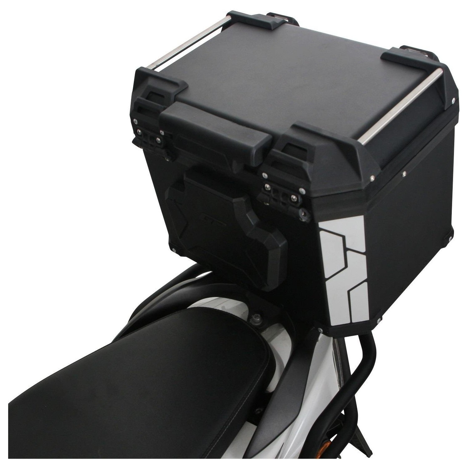 GP Kompozit Universal 37 lt Alüminyum Motosiklet Çantası Siyah GP06010200102218