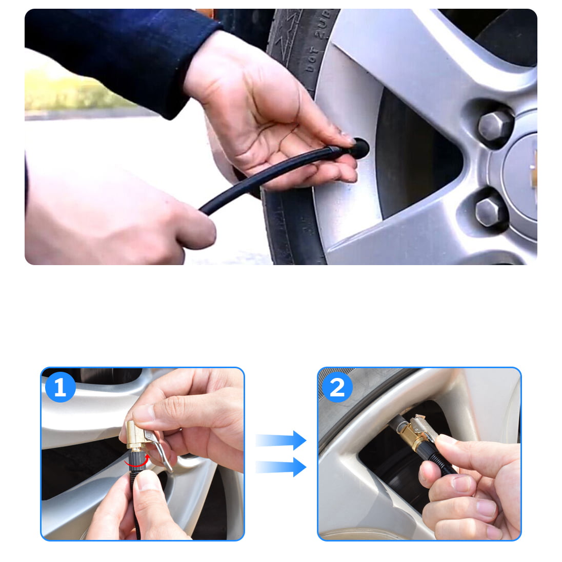 12V Dijital Lastik Hava Kompresörü
