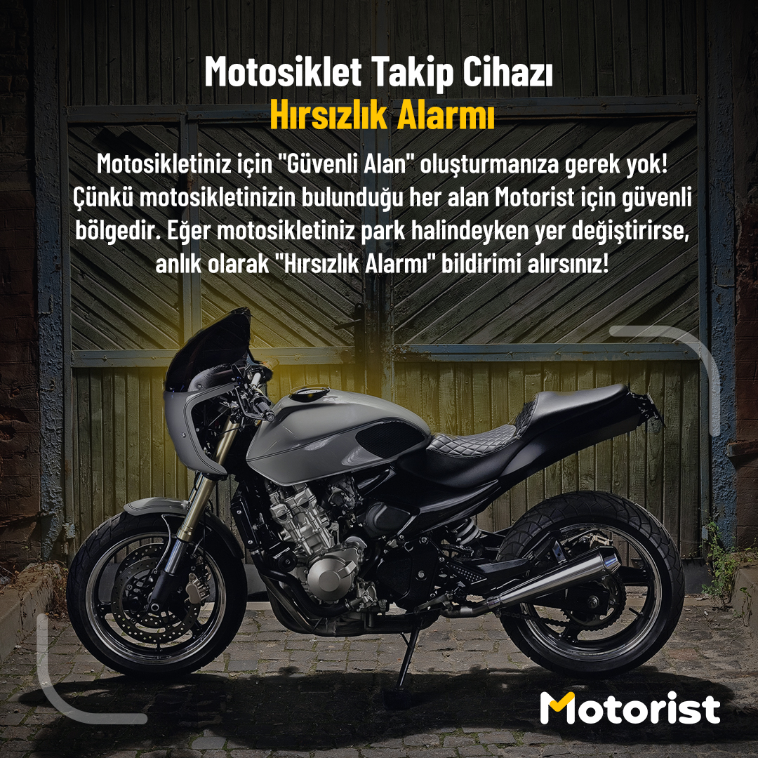 Motorist Motosiklet Takip Sistemi 24 Aylık + Buzzer Siren